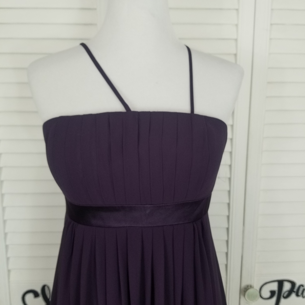 Levkoff bridesmaid chiffon dress gown - Picture 8 of 11